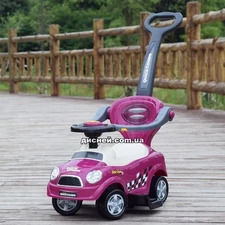 Детская каталка-толокар Mini Cooper Z 321-8, розовая